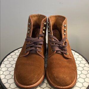 J. Crew Kenton suede plain toe boots